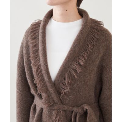 Whim Gazette(ウィム ガゼット)のウールジャガードニットガウン通販