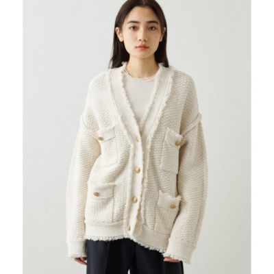 Whim Gazette(ウィム ガゼット)のTWEEDYニットジャケット通販 | 集英社