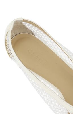 CLANE(クラネ)のMESH OBLIQUE TOE FLAT SHOES通販 | 集英社HAPPY PLUS
