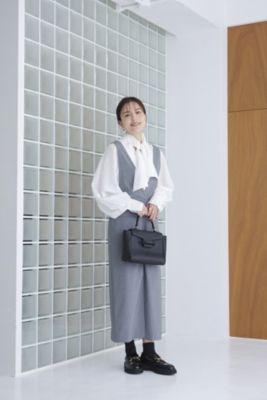 IENA(イエナ)の【洗える】＆NAVY 2wayボウタイブラウス通販