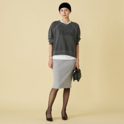 MADISONBLUE(マディソンブルー)のVINTAGE HELLO SWEAT L／S URAKE DYED