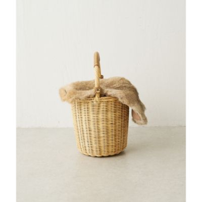 Whim Gazette(ウィム ガゼット)の【The Bagmati】FURバスケット通販