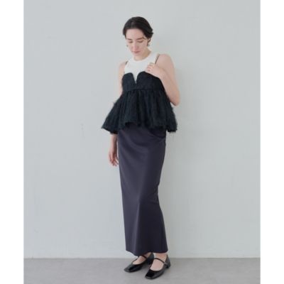 Whim Gazette(ウィム ガゼット)のフェザーキャミブラウス通販 | 集英社