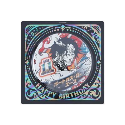 ワンピース トンガリ缶バッジ エース ONE PIECE】バースデイ缶バッジ