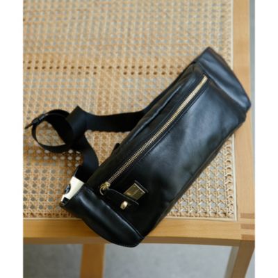 Whim Gazette(ウィム ガゼット)の【ORSETTO】レザーボディバッグ通販