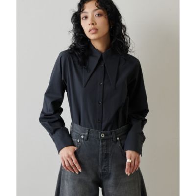 Whim Gazette(ウィム ガゼット)のロングポイントカラーシャツ通販