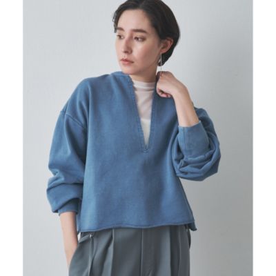 Whim Gazette(ウィム ガゼット)のピグメントスウェットVプルオーバー