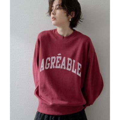 Whim Gazette(ウィム ガゼット)の【THE PAUSE】ロゴスウェットプル