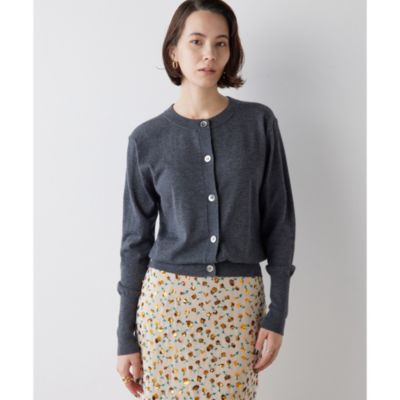 Whim Gazette(ウィム ガゼット)のウールハイゲージカーディガン通販