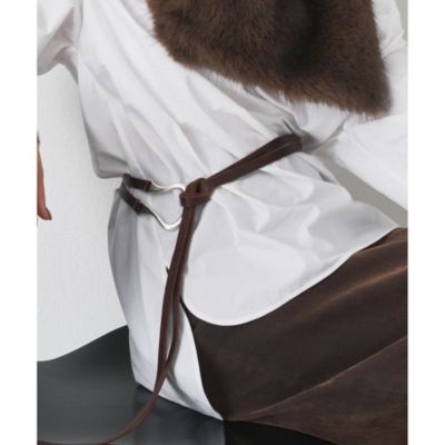 Whim Gazette(ウィム ガゼット)の【Hoaw.】バックルナローベルト通販