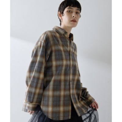 Whim Gazette(ウィム ガゼット)のシャギーチェックシャツ通販 | 集英社