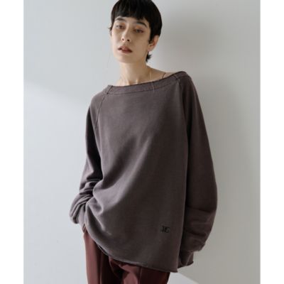 Whim Gazette(ウィム ガゼット)のオフショル裏毛プルオーバー通販