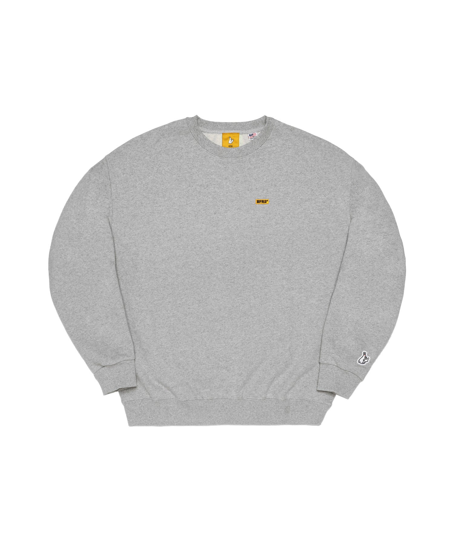USA Cotton Small Box Logo Embroidery Sweatshirt – #FR2