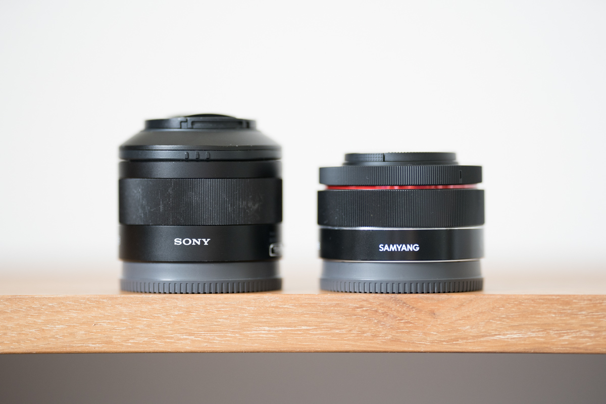 実機比較】Samyang AF35mmF2.8 FEレビュー と FE 35mm F2.8 ZA