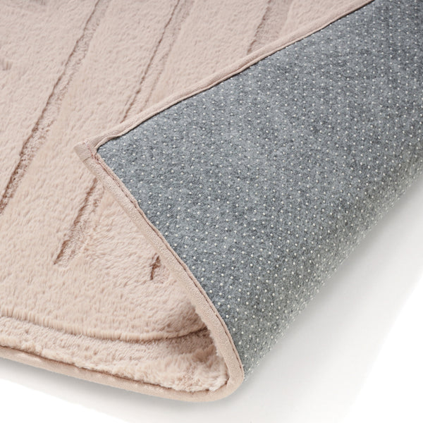 アレーナ ホットカーペットラグ L 1900×1900 ライトブラウン