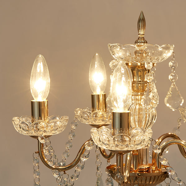 アントイン シャンデリア 6灯 ゴールド Francfranc 新品 アントイン