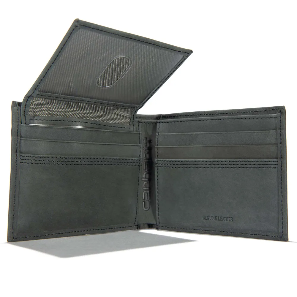 Carhartt Leather Triple-Stitched Detroit Passcase Wallet WW0212