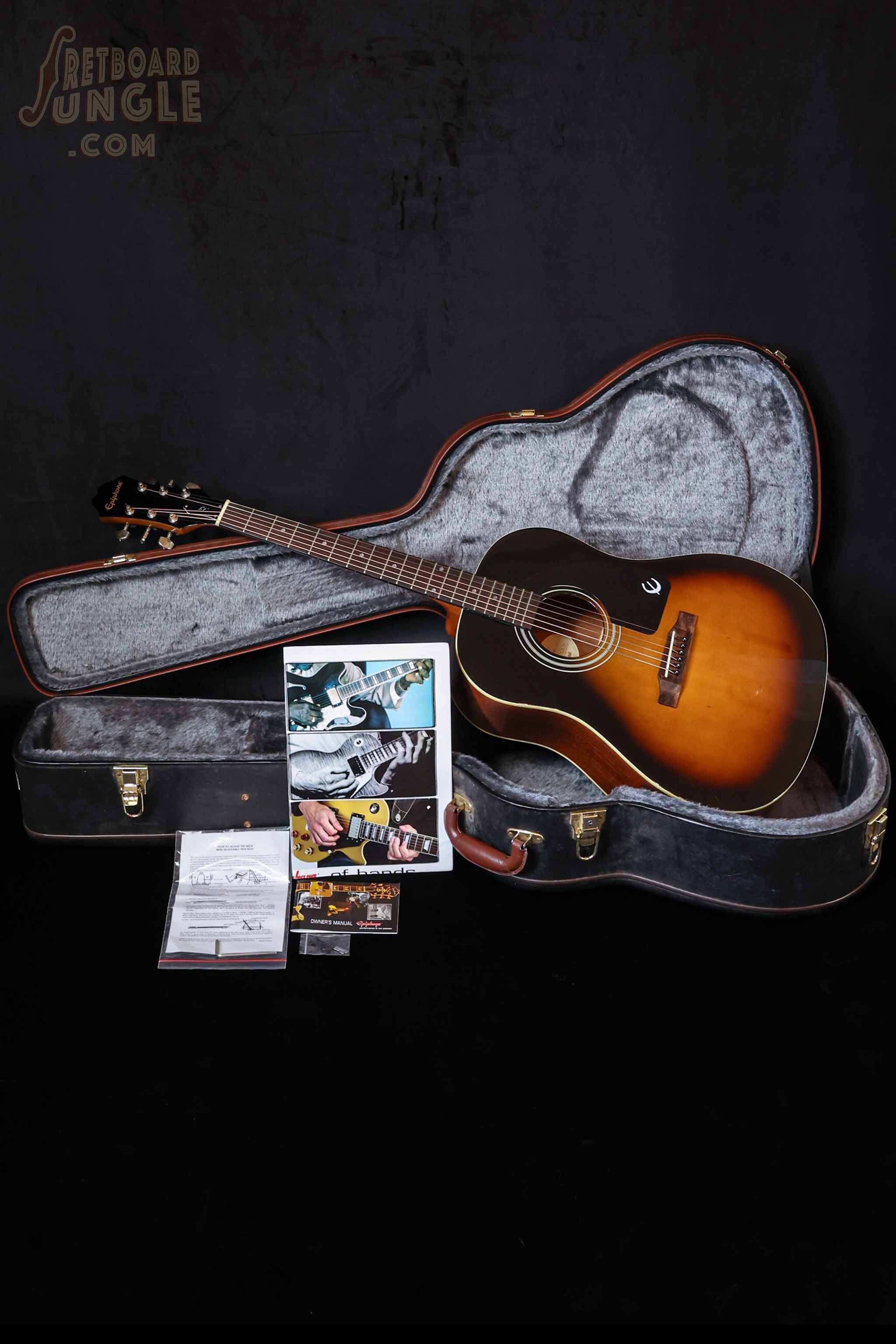 Epiphone AJ-100 VS - Sunburst - 2011 – Fretboard Jungle