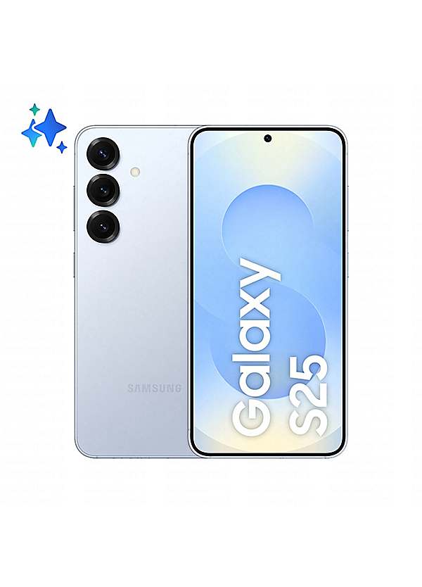 Samsung Galaxy S25 5G 512GB AI SIM Free Mobile Phone - Icy Blue