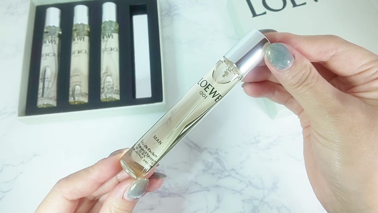 名作フレグランス ロエベ 001のコフレはマン＆ウーマン4種の香りセット