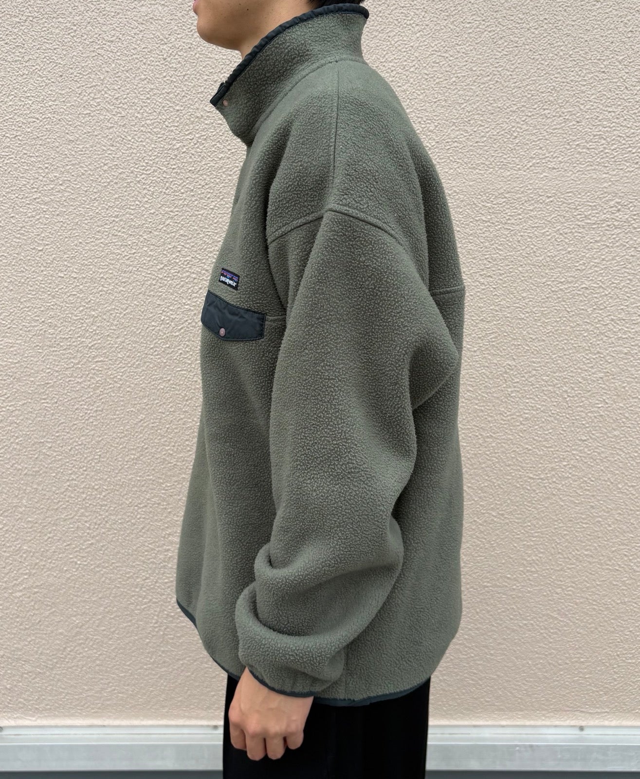 90's PATAGONIA「SYNCHLLA Snap-T」USA製 雪なしタグ フリースプル