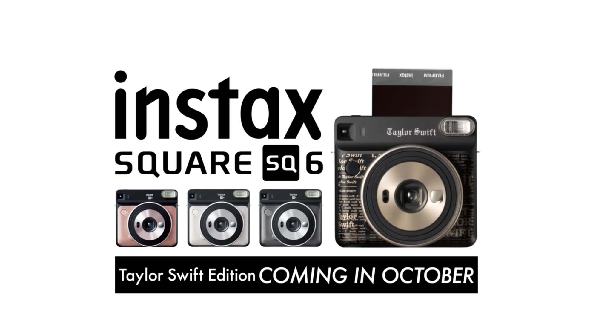 Taylor Swift Instax SQ6 Coming October - Fuji Addict