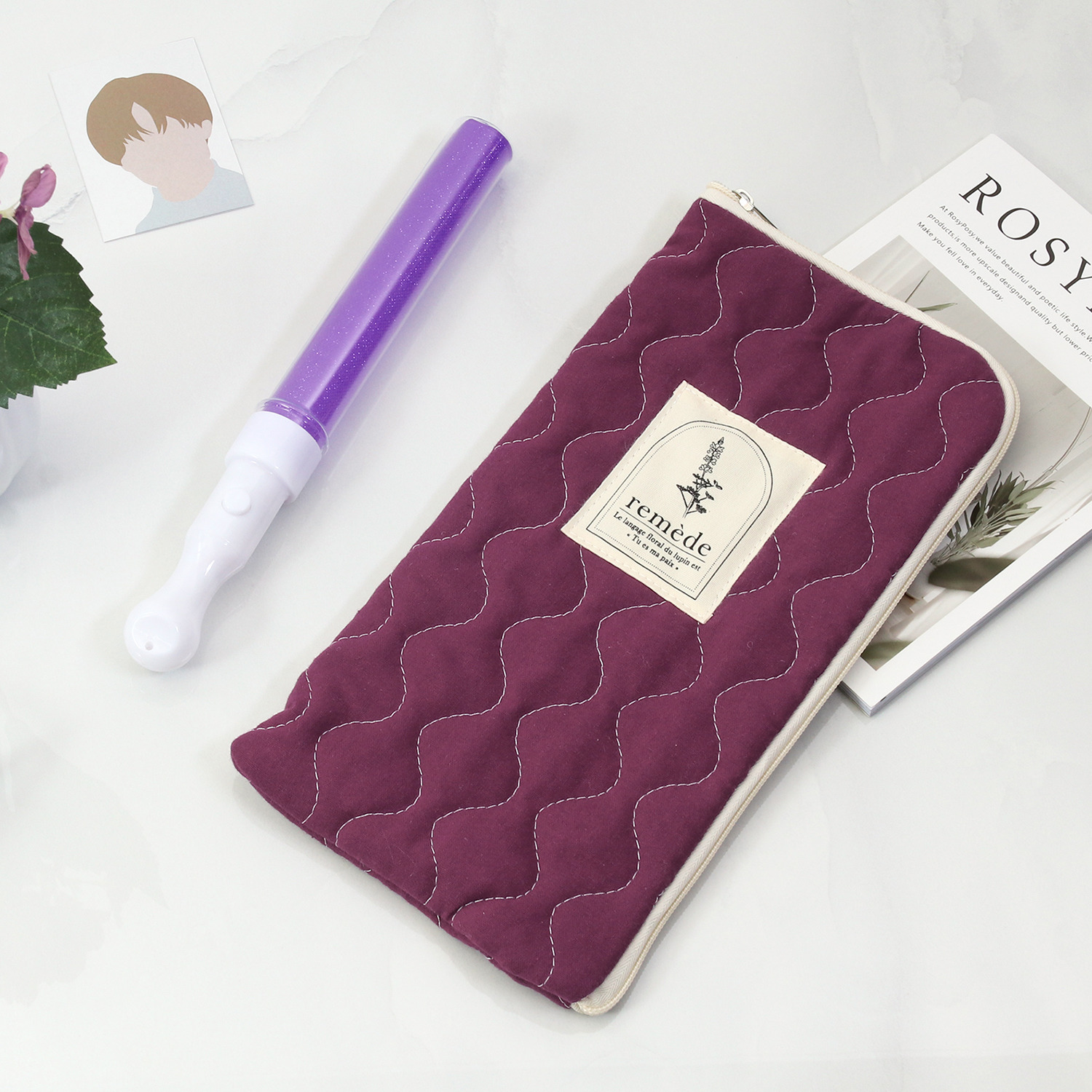 C/D:53929] [セット数:6pcs] 推し活 ペンライトケース パープル