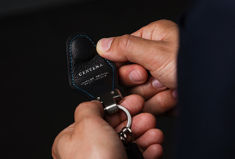 CENTENA】アニリンコードバン キークリップ | 藤巻百貨店