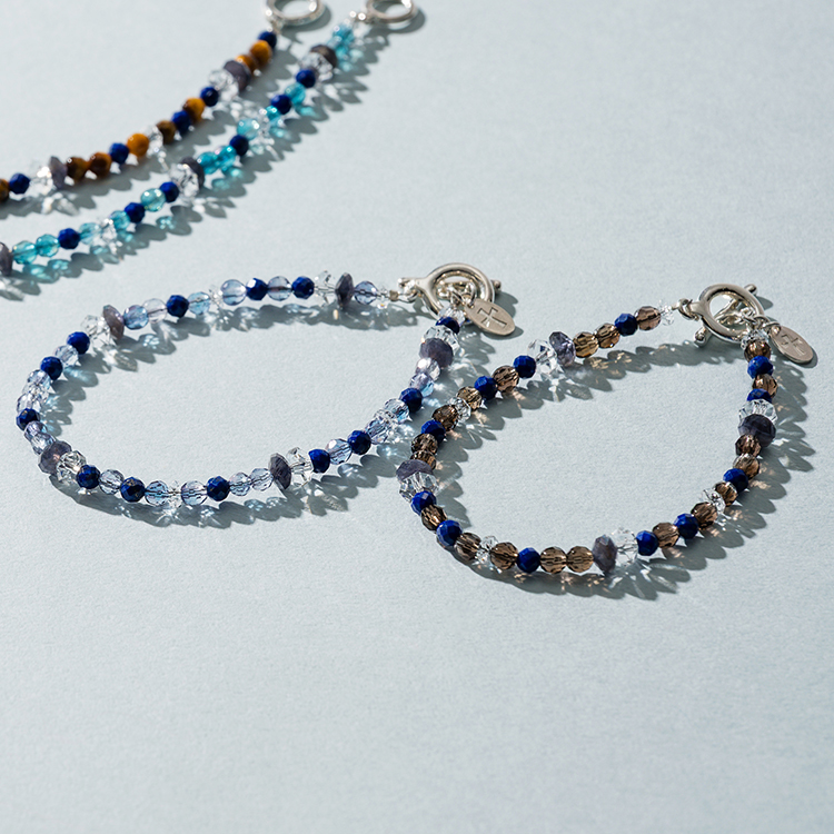 DOPE&DRAKKAR】ラピスブルー カットブレスレット | 藤巻百貨店