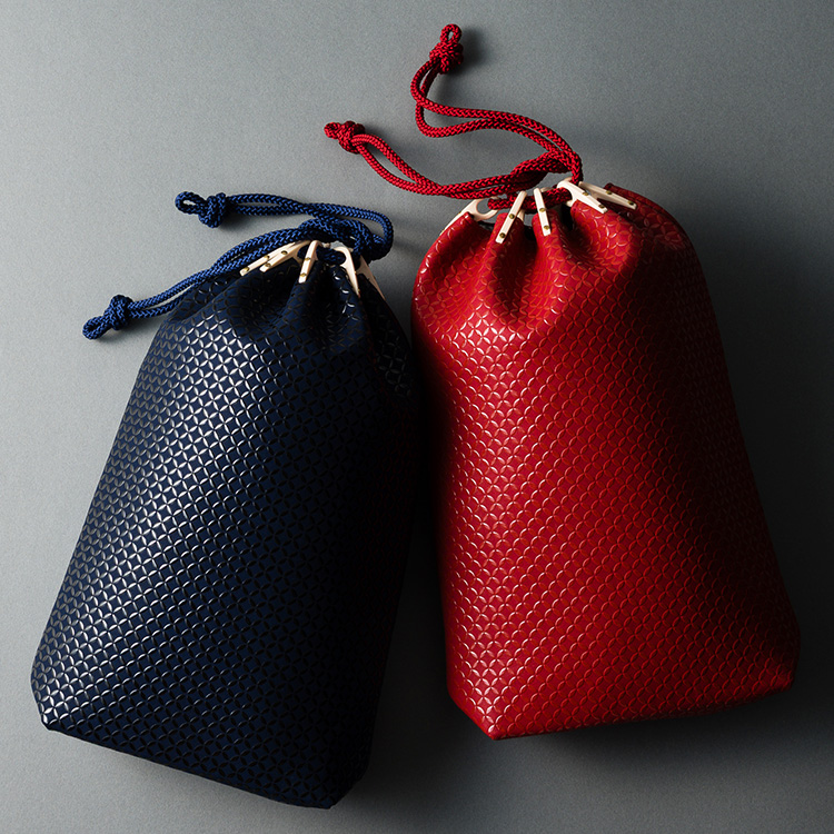 JIZAING×INDEN】甲州印伝 合切袋 大 | 藤巻百貨店