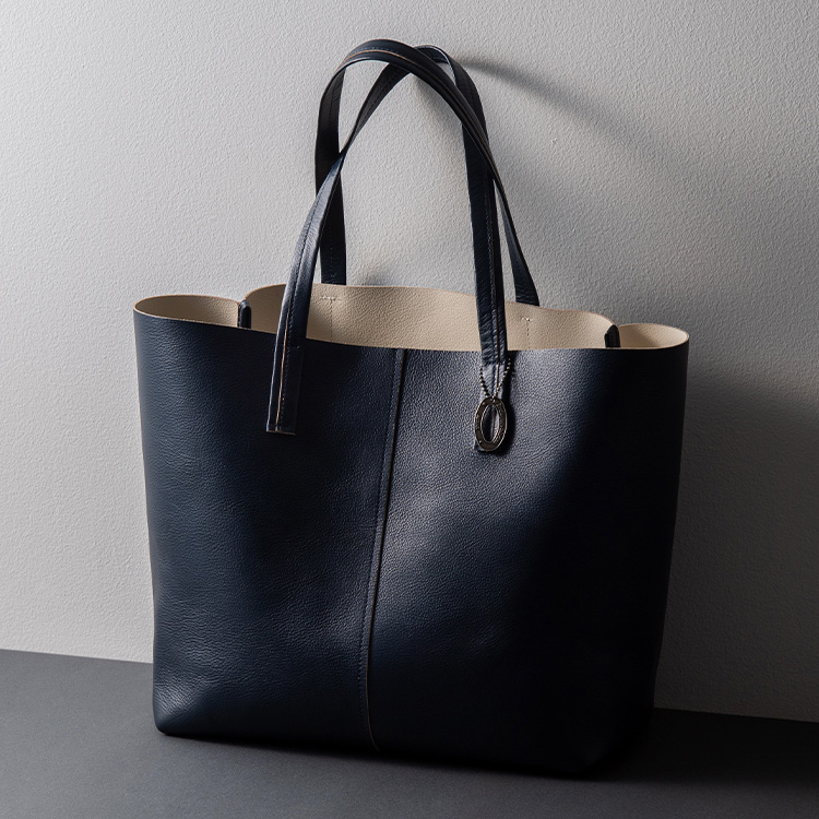 三竹産業】ANNAK ダブルフェイスレザー トートバッグ | 藤巻百貨店