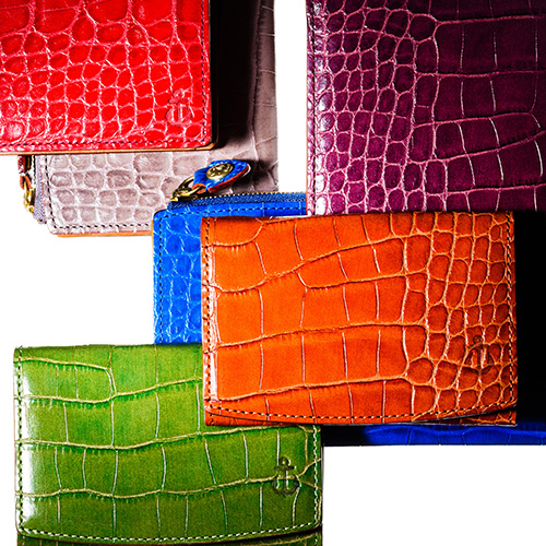 Kiichi】Alike クロコ型押し二つ折り財布 | 藤巻百貨店