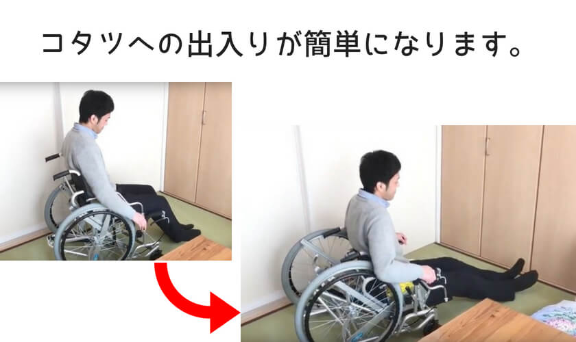 車椅子でも布団で寝れる！座席昇降車椅子「トライメイトN」 ｜ サン