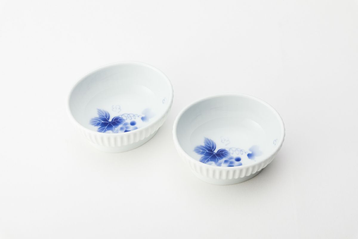 染付木蓮／花鳥外濃 | 有田焼 深川製磁｜公式オンラインストア