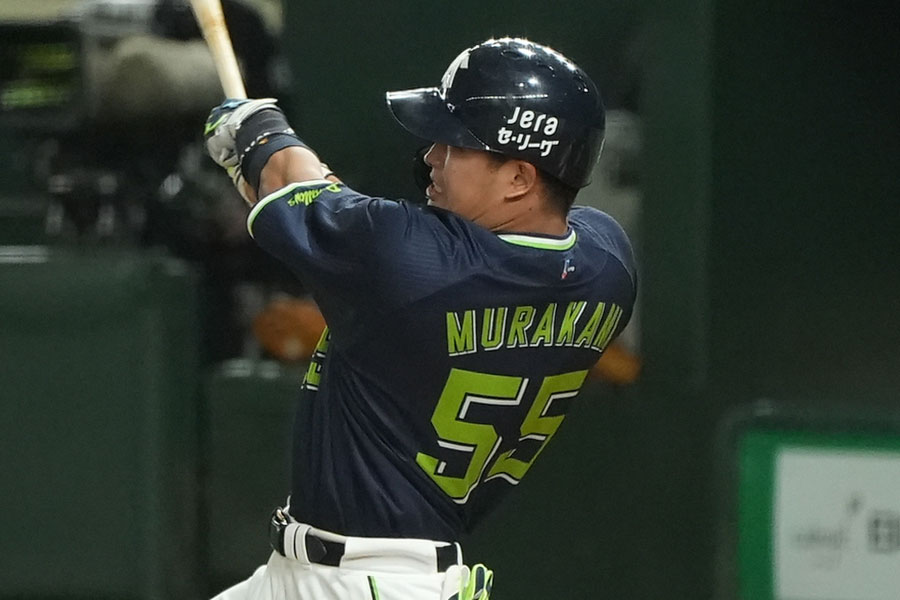 村上宗隆が3打席連続本塁打 1試合3発は自身初、チーム全得点叩き出し大
