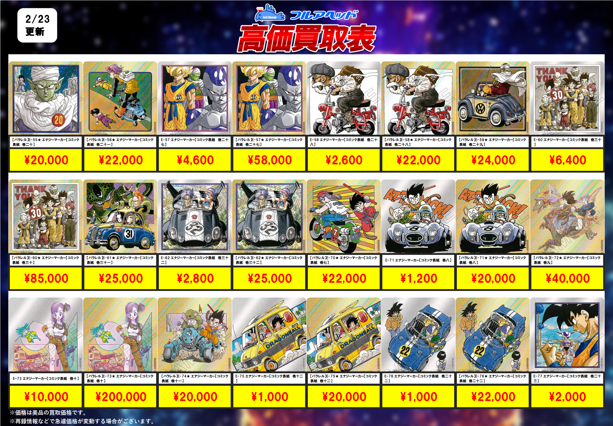 ドラゴンボールスーパーカードゲーム フュージョンワールド – 【フル