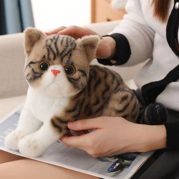 三毛猫ぬいぐるみ ふわもちお座り三毛猫ぬいぐるみ 三毛猫|猫