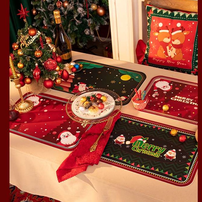 ビレロイボッホ ランチョンマット クリスマスツリー＆オーナメント