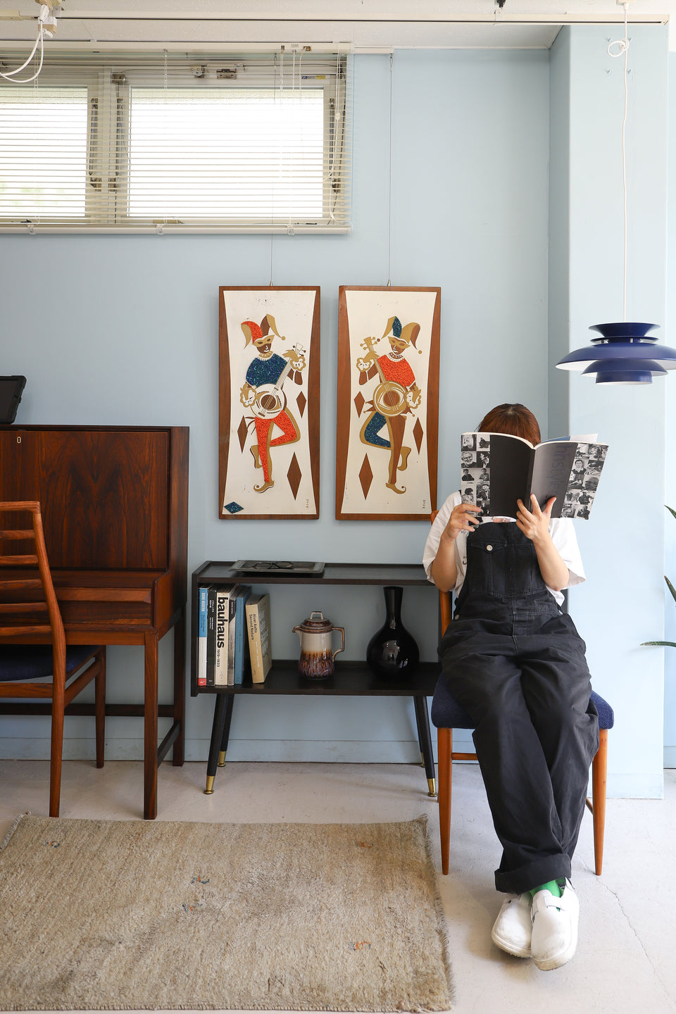 アメリカヴィンテージ ウォールデコポップコーンアート ミッド