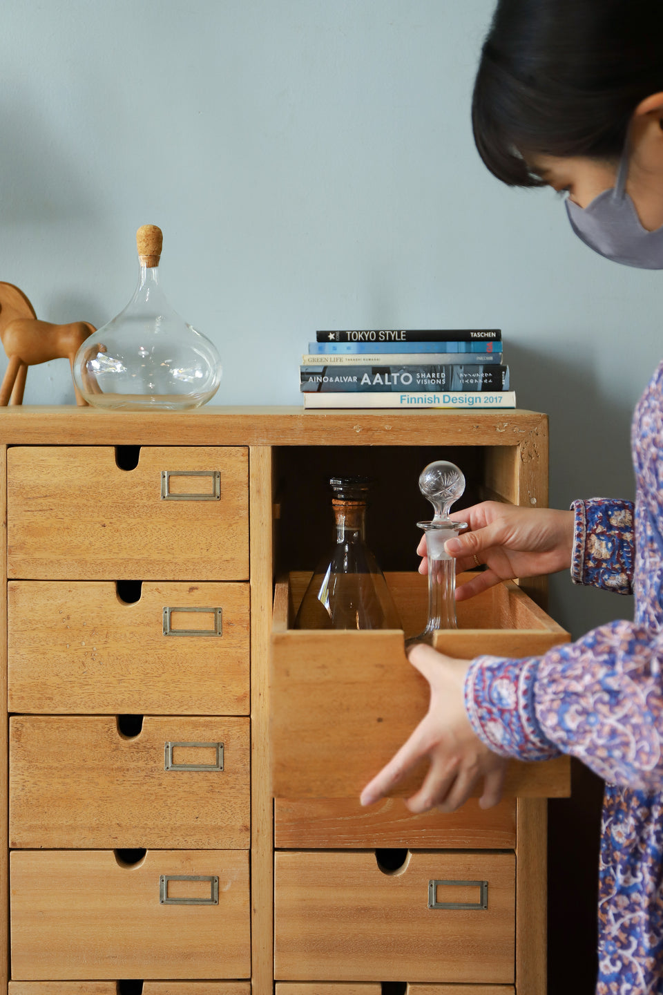 ジャパンヴィンテージ 引き出し チェスト 収納 古道具/Drawer Storage