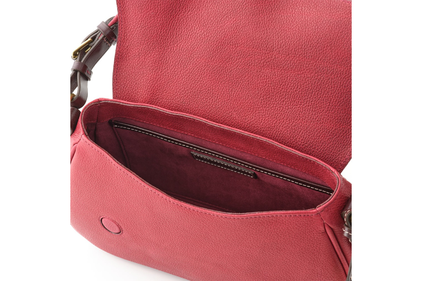 SOMES バッグ レディース イルザ IL-46 2way サドルショルダー（ワイン