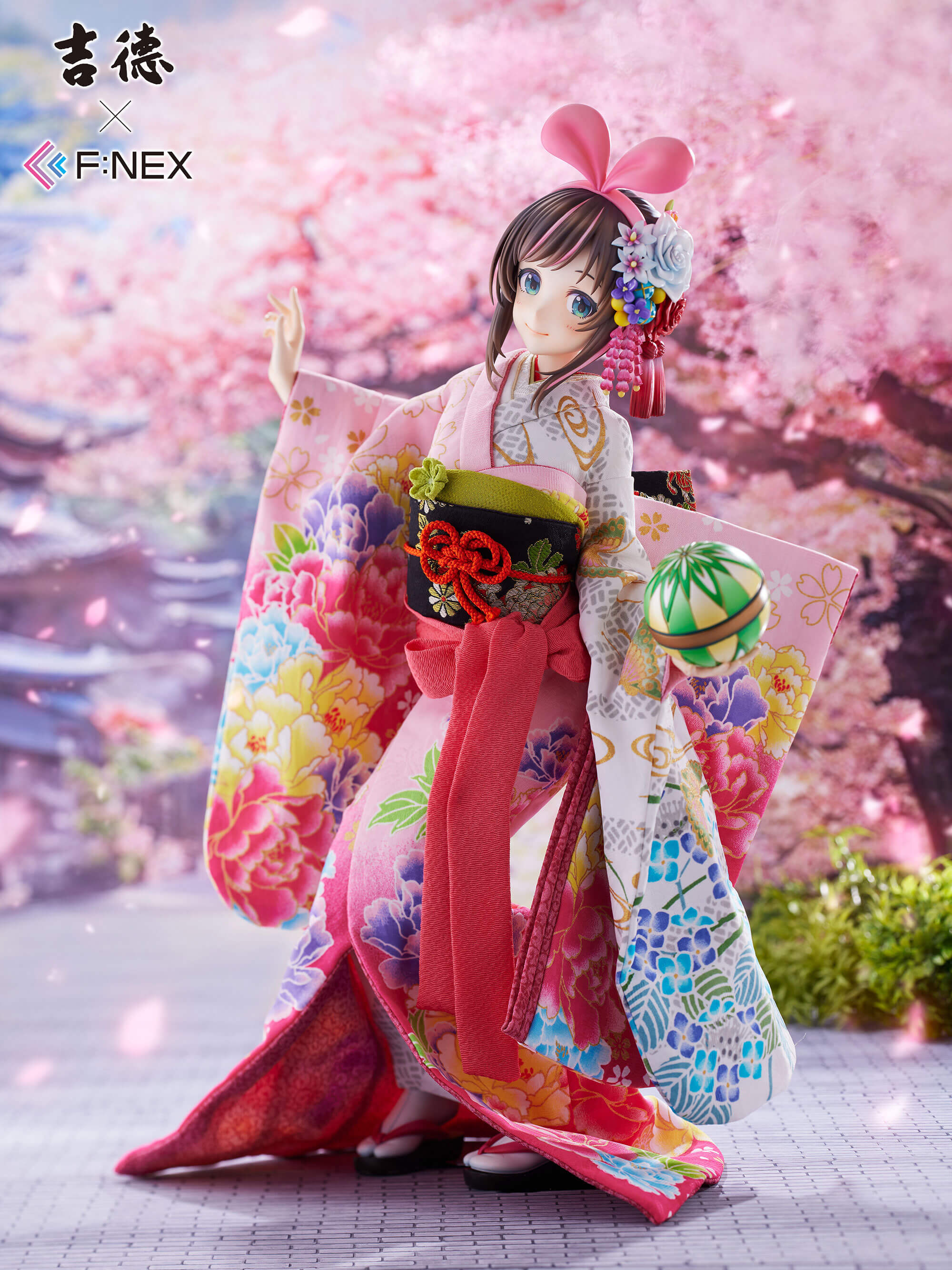 着物を着こなすキズナアイ！ フィギュア「吉徳×F:NEX キズナアイ -日本