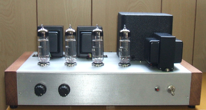 6GV8プッシュプルアンプ製作例（フロービス）