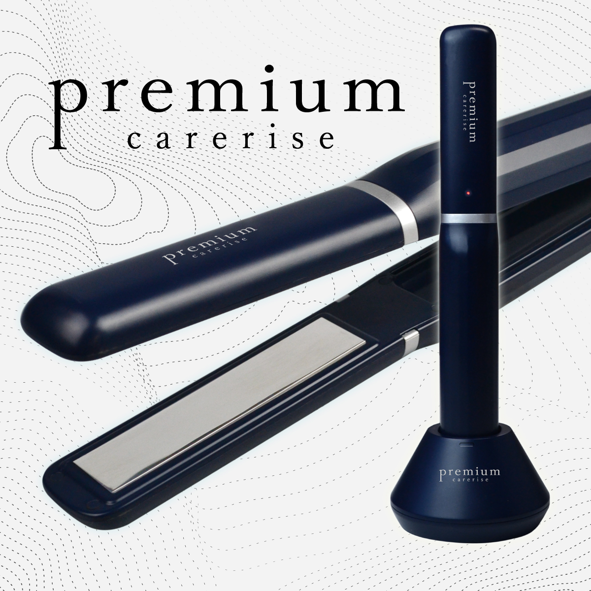 premium carerise ウルトラソニック ヘアアイロンの通販情報 - 風船