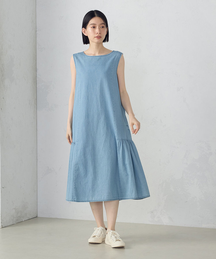 デイリーリラックス ノースリーブワンピース デニム（52-31OK74-205