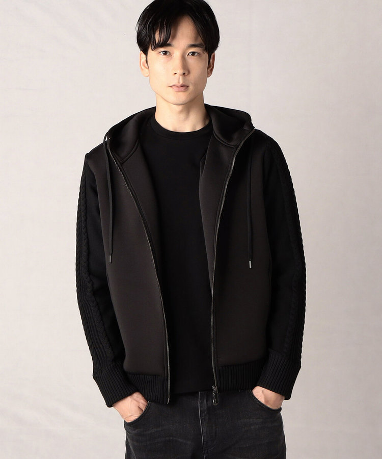ケーブルニットパーカー（07-45CE09-203）｜コムサメン（COMME CA MEN