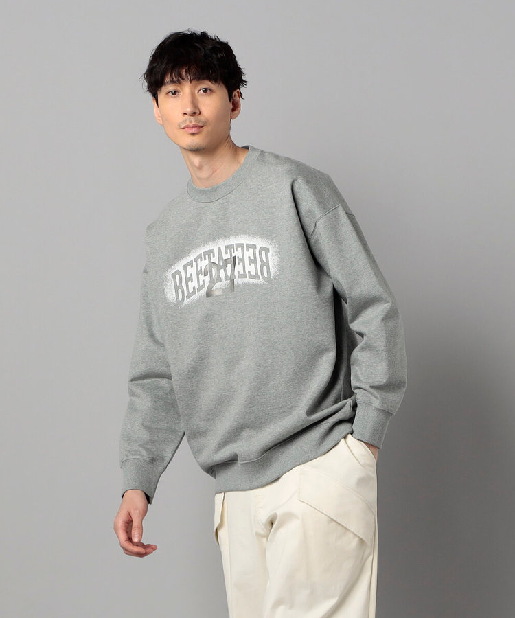 βカレッジプリント プルオーバー（27-50CK02-205）｜ベータメン（β MEN