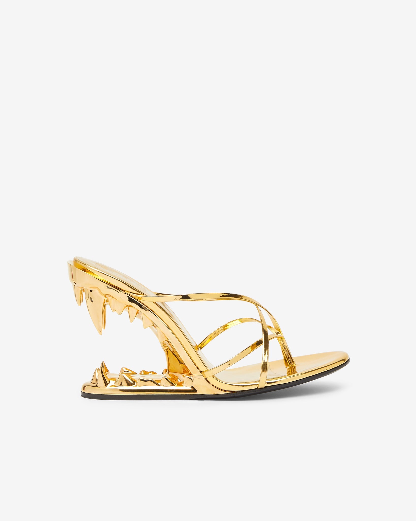 Morso Thong Sandals Gold | GCDS Official Website