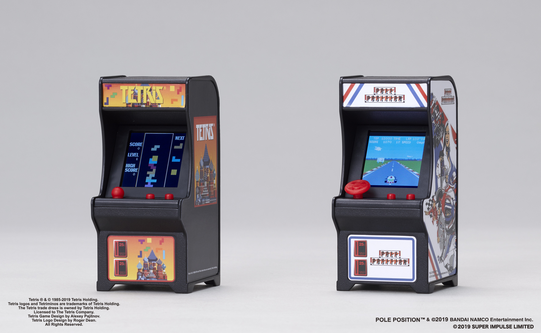 TINY ARCADE第3弾、「テトリス」と「ポールポジション」発売決定
