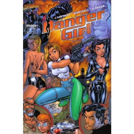Cliffhanger Comics Danger Girl Issue 1 + Preview - Gamebreaker